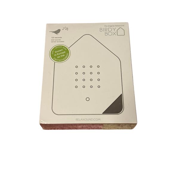 NWT The Original Relaxound Birdy Box Birdybox Zwitscherbox Sound Therapy Robin - Picture 1 of 4